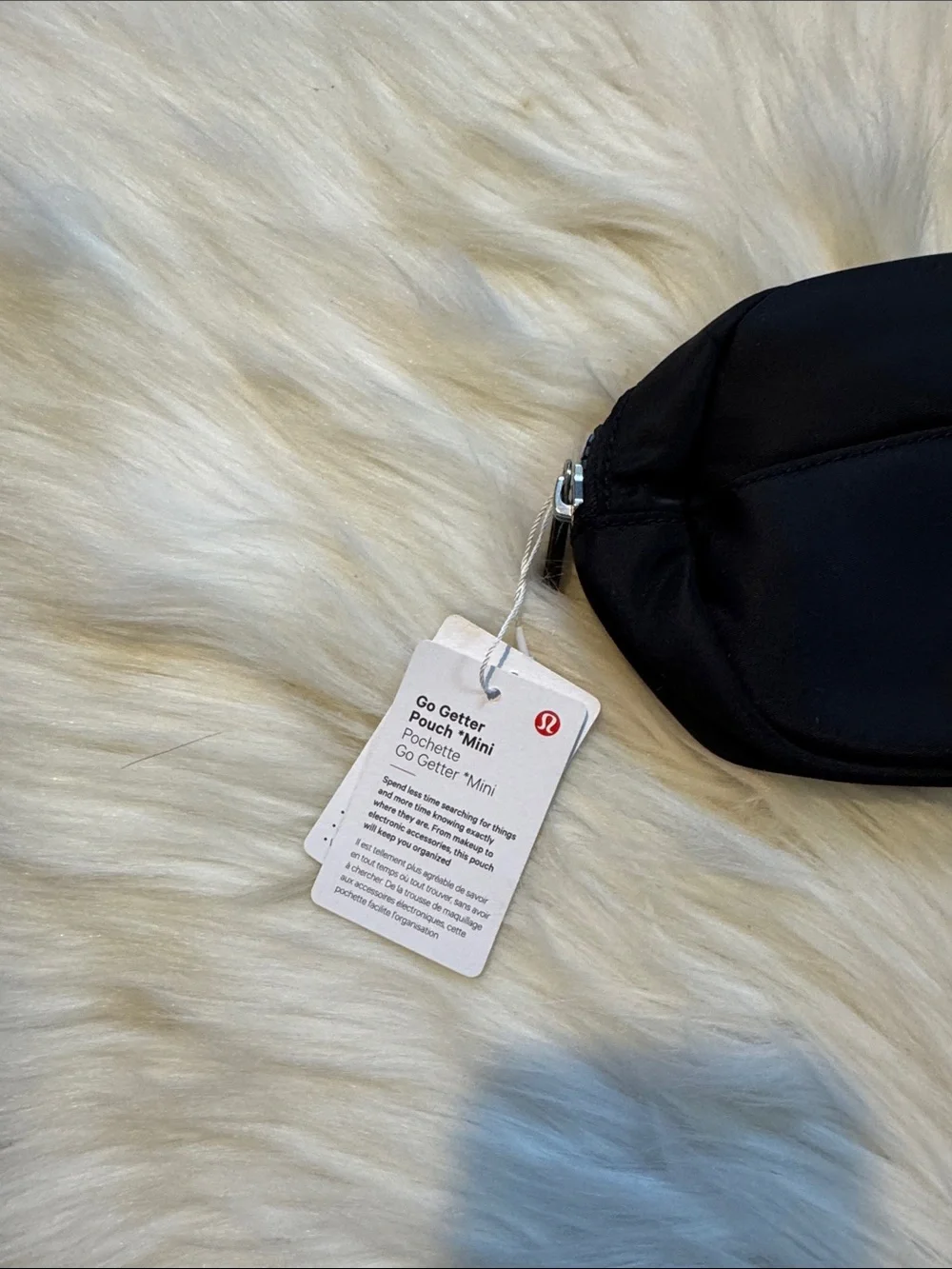 🆕 LULULEMON Go Getter Pouch NWT Black / Silver